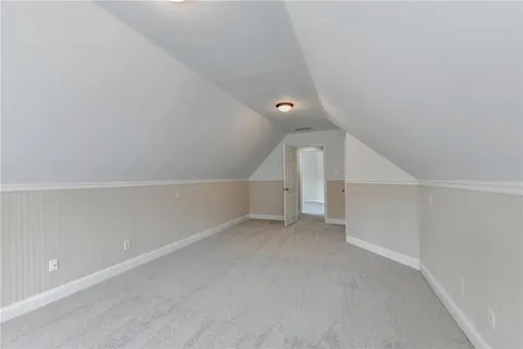 Finished interior space