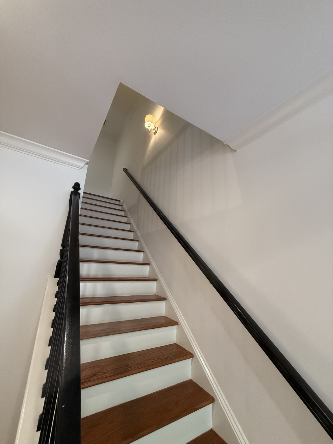 Interior staircase and trim painting