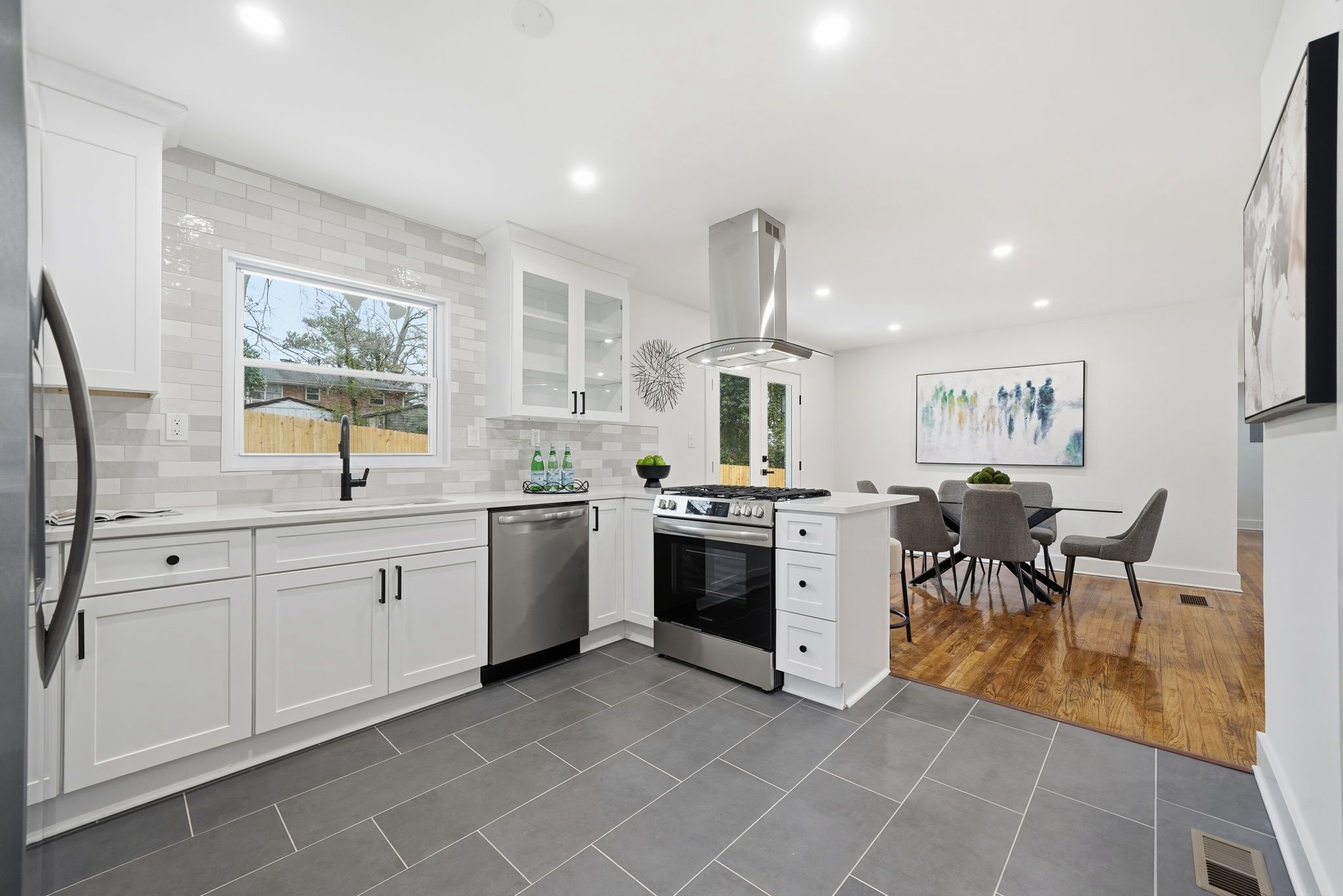 Interior kitchen painting and remodel Atlanta